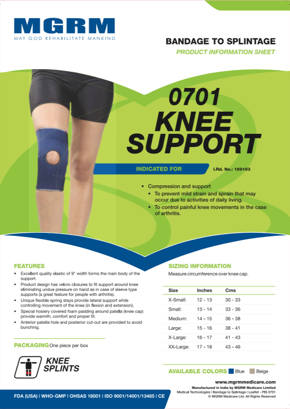 FLAT 20% OFF | Knee Support | MGRM Product | Srimedica